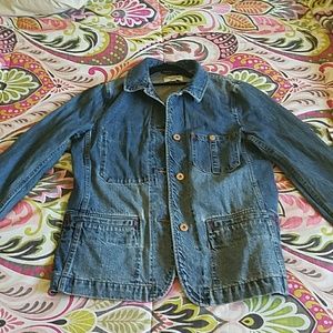 Large jeans jacket